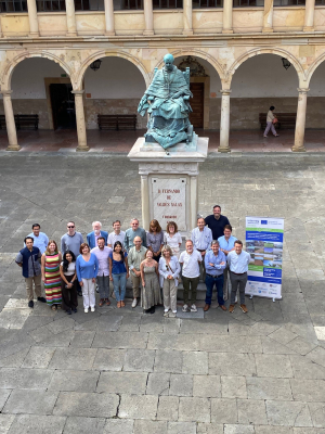 El equipo del proyecto HY4RES durante la reunión en Oviedo