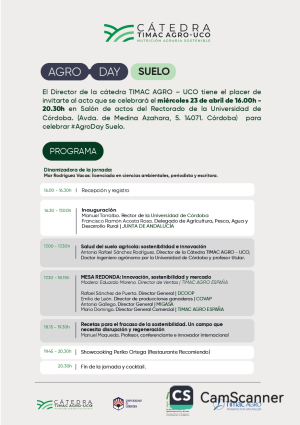 Programa del Agroday.
