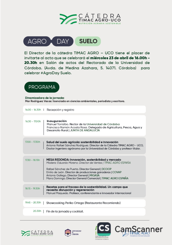 Programa del Agroday.