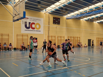 Fotografía del Trofeo UCO de 3x3 de la pasada edición.