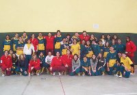 El equipo de Liga Femenina 2 de la UCO visita el  Colegio Virgen del Carmen